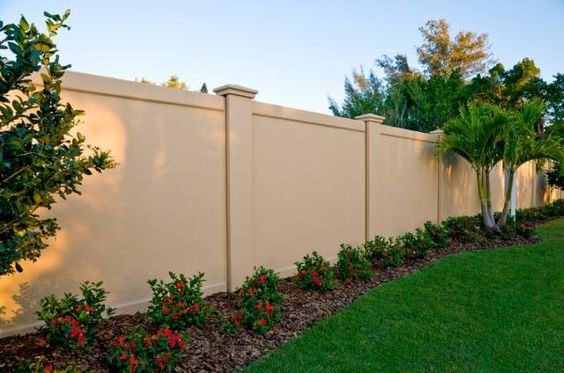 Cement fence designs for your home