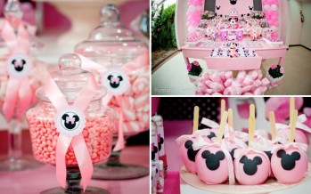 Ideas para fiesta de minnie mouse rosa y negro