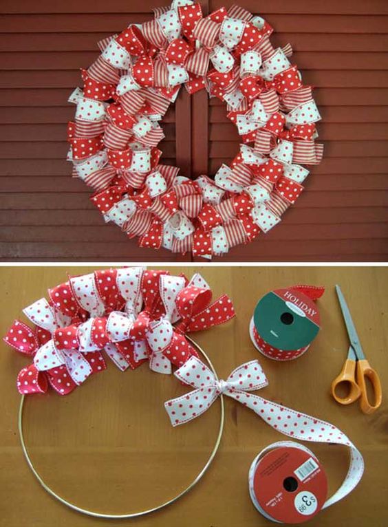 Ideas DIY para decorar la puerta esta navidad