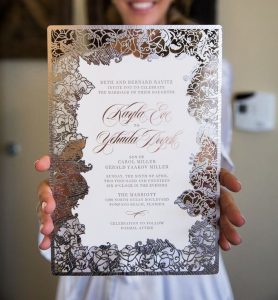 Invitaciones de boda modernas