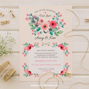invitaciones de boda elegantes para imprimir gratis (21)