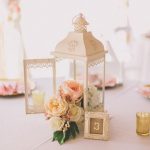 Centros de mesa para boda sencillos Faroles