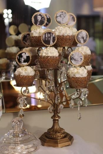 mesas de dulces para bodas de oro