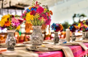 Centros de mesa para una boda estilo mexicano