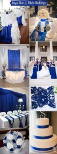 ideas para bodas azul rey y plateado