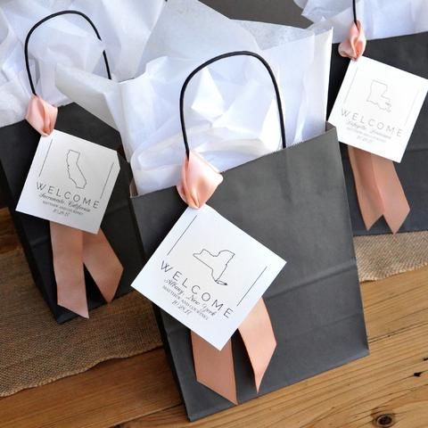 Los mejores diseños de bolsas de bienvenida para bodas