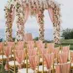 Decoración de bodas en rosa gold