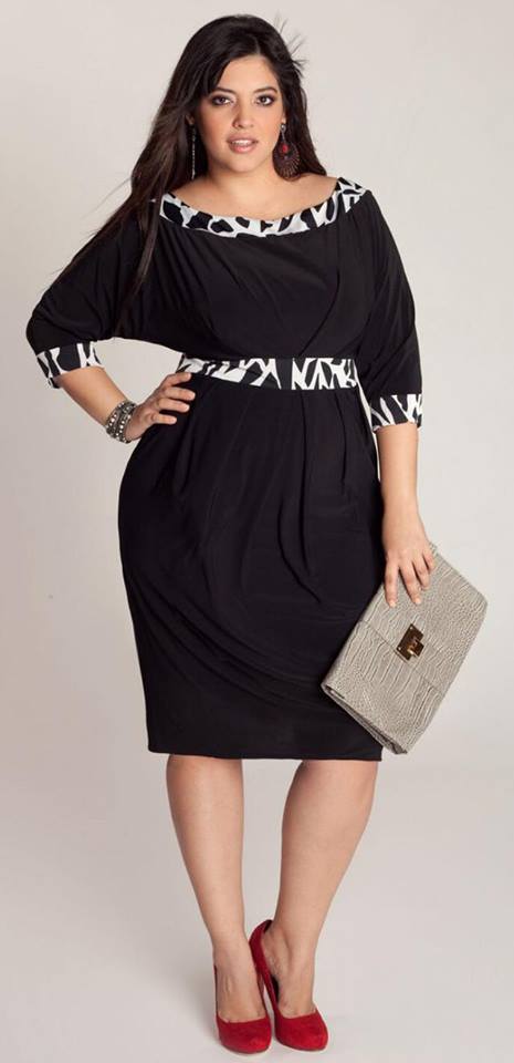 Outfits in black plus size girls (4) | How to organize