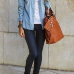 30 outfits to copy with denim blouses
