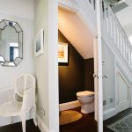 34 Bathroom designs under the stairs