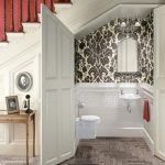 34 Bathroom designs under the stairs