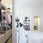 Fantastic closet ideas behind the bed