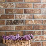 Brick lining for a small kitchen