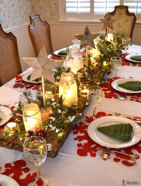 Ideas Decorate Table Christmas Dinner 2017 2018 19 How