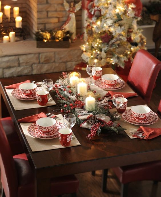 Ideas Decorate Table Christmas Dinner 2017 2018 9 How To