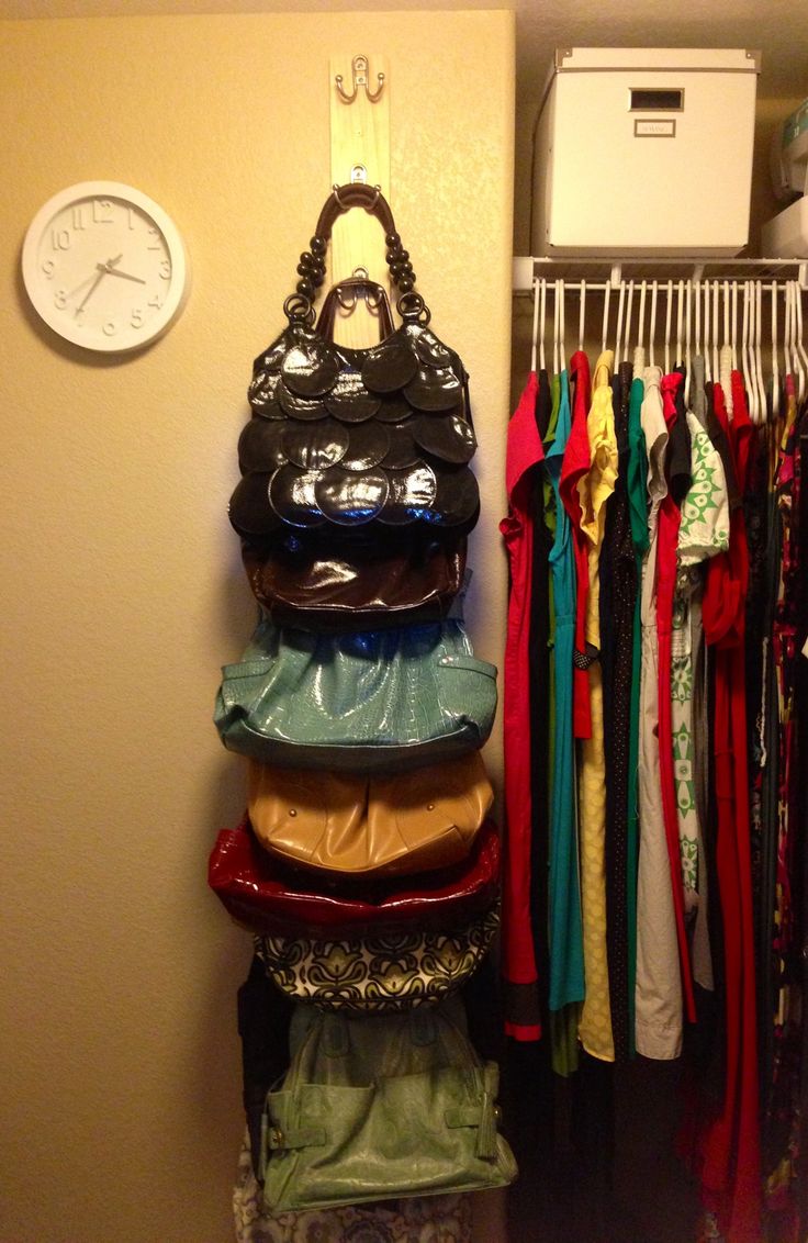 How to organize purses handbags and wallets | How to organize