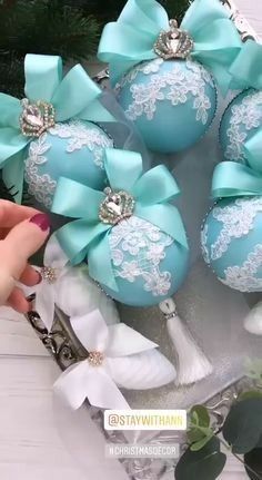 como hacer esferas de navidad 