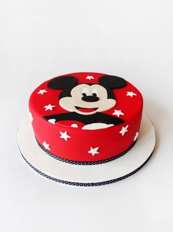 Diseños de pasteles de Mickey mouse de un piso
