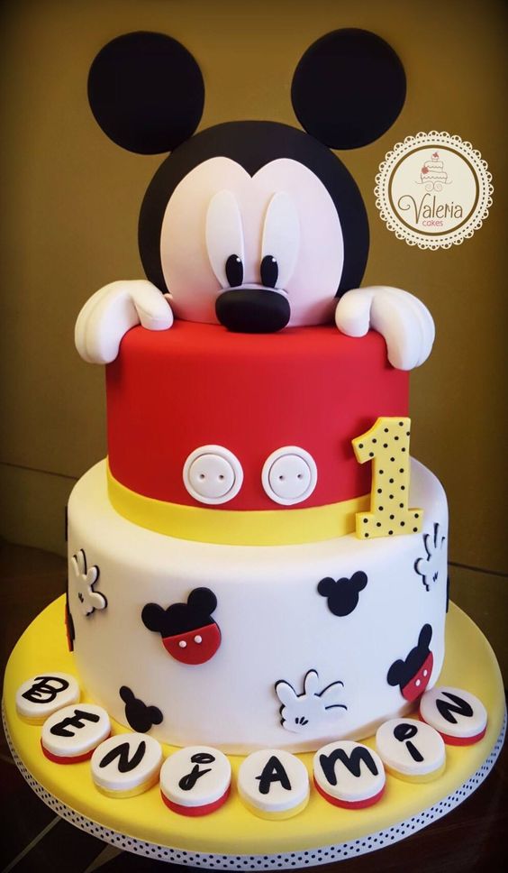 Diseños de pasteles de Mickey Mouse