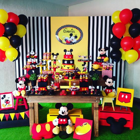  Ideas para fiesta de cumpleaños de Mickey Mouse
