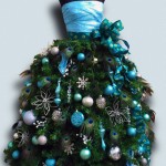 Arbol o pino de Navidad con Forma de Vestido