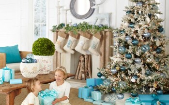 Ideas para Decoracion de navidad Azul Turquesa