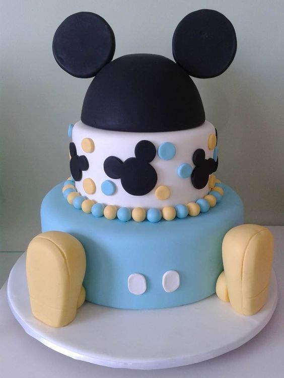 imagen del pastel de mickey mouse