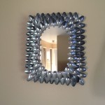 DIY decoracion de espejos con cucharas