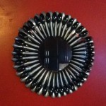 DIY decoracion de espejos con cucharas