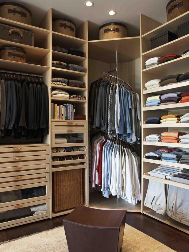 Ideas para organizar el interior del closet con madera (4) - Como