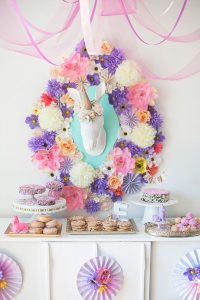 Ideas para decorar una fiesta de cumpleaños de unicornios (1)
