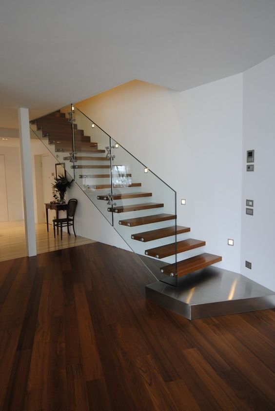 Escaleras modernas para interiores