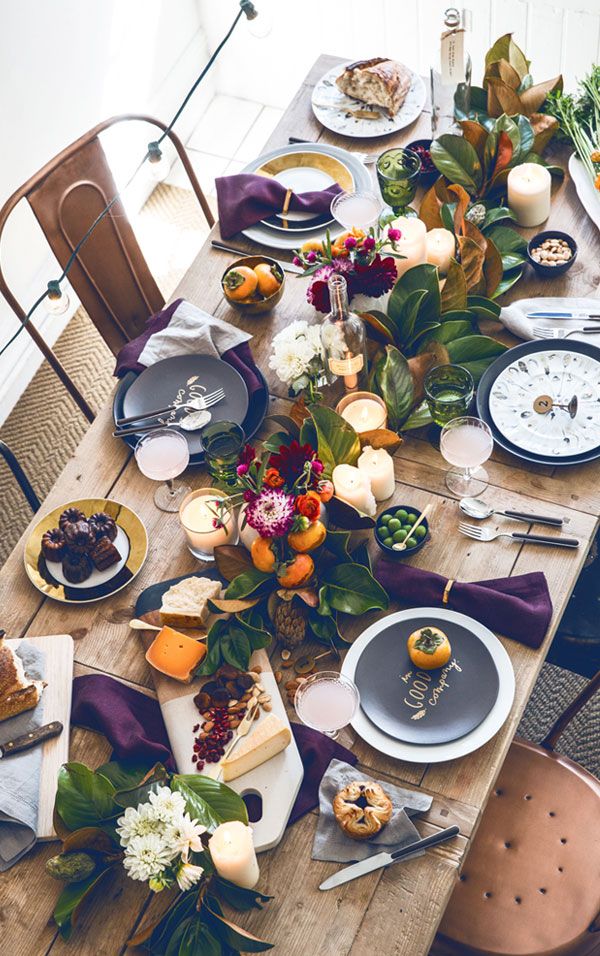 Ideas para decorar tu mesa en acción de gracias