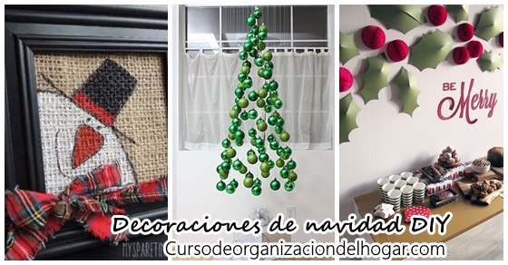 Decoraciones DIY para navidad 2018 - 2019