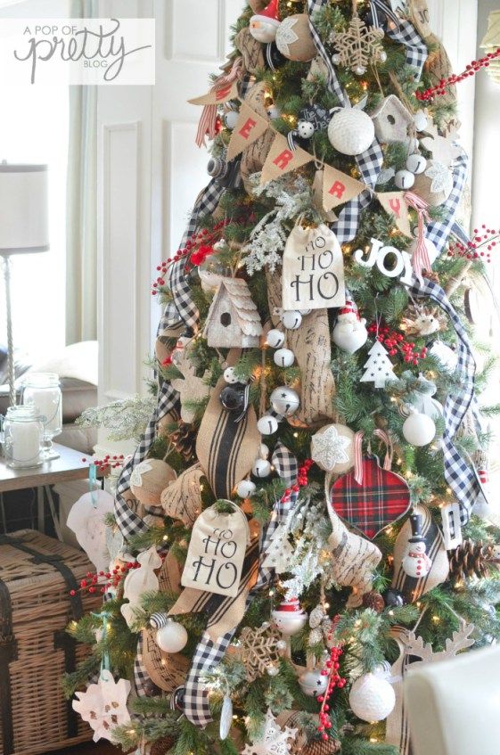  Ideas de decoración de árbol de navidad 2018 - 2019