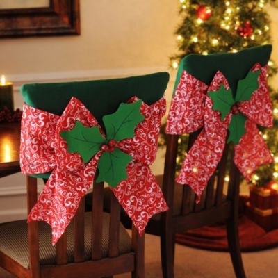 Decoración navideña 2019 para tus sillas del comedor