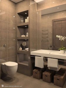 Ideas para decorar tu baño de visitas (26) - Decoracion de interiores