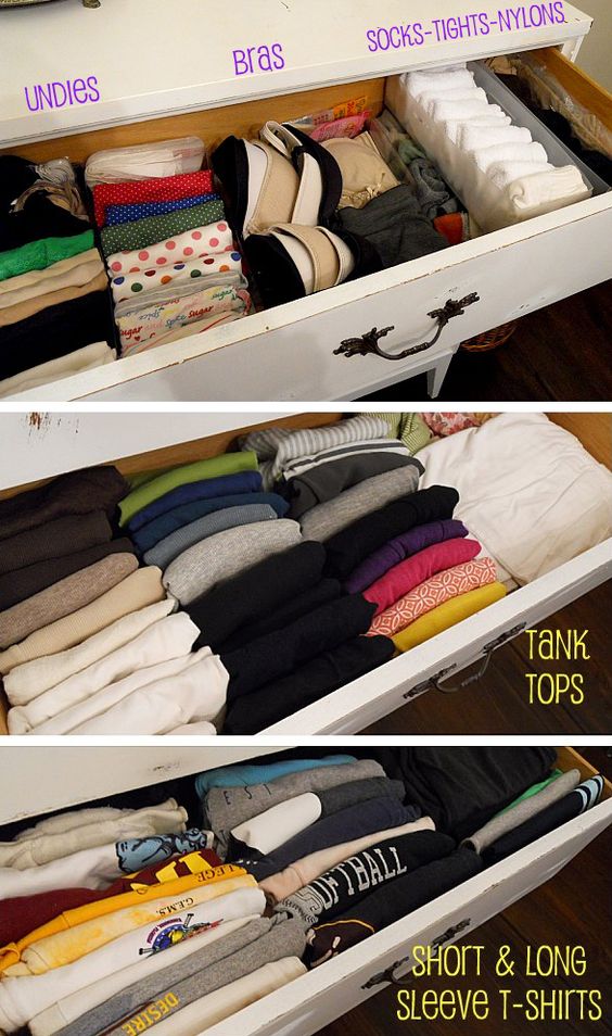 Ideas para organizar de manera mas óptima tu ropa