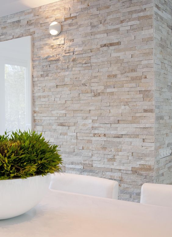 33 Ideas para decorar con piedra las paredes de tu casa