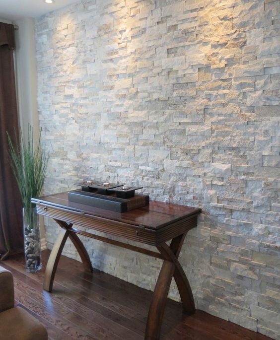 33 Ideas para decorar con piedra las paredes de tu casa