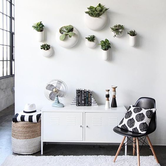 34 Ideas para decorar tu sala con plantas