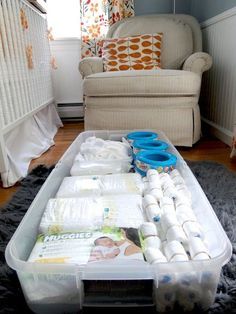 Organiza los pañales de tu bebé con estas 30 ideas