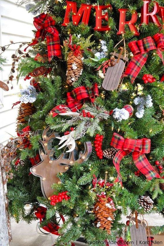 pinos de navidad decorados