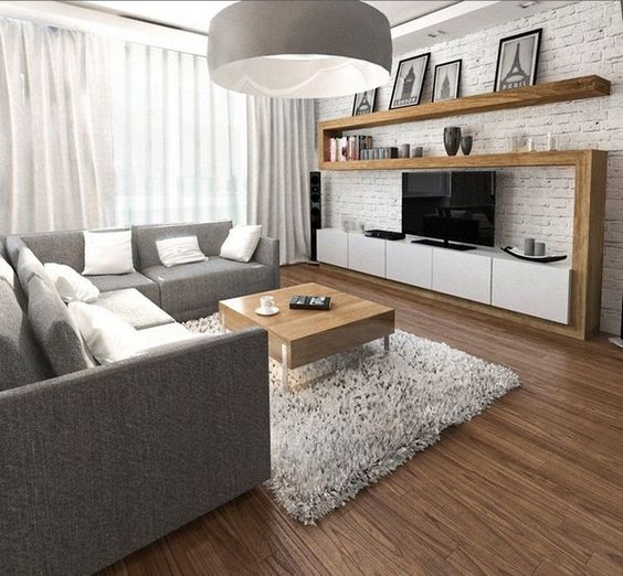 Salas de televisión ideales para casas pequeñas