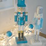 Decoración navideña 2017 en color azul