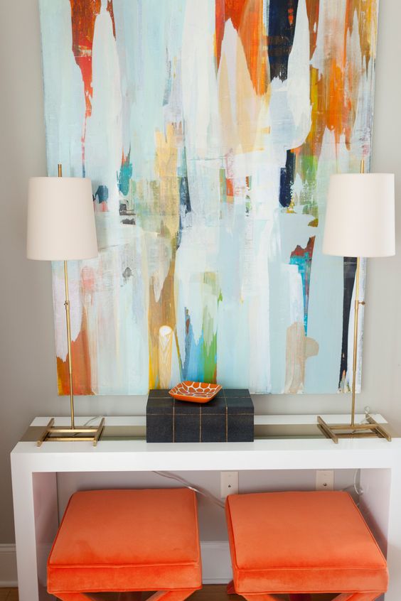 Modernas alternativas para decorar tu casa con el color naranja