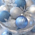 Decoración Navideña en Azul Turquesa y Plata