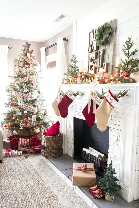 Como decorar salas navideñas con estilo rústico
