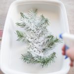 DIY Para Hacer tu Propio Pino Nevado para Navidad