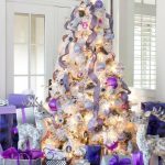 Ideas de decoración navideña 2017 - 2018 en morado (33)